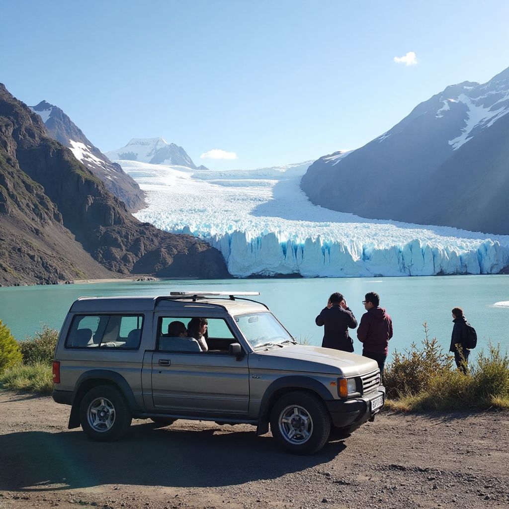 Cliente en Glaciar Perito Moreno