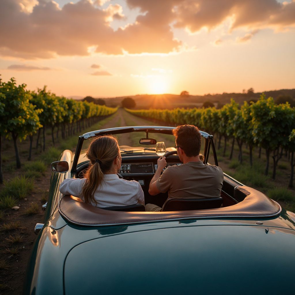 Cliente en viñedos mendocinos